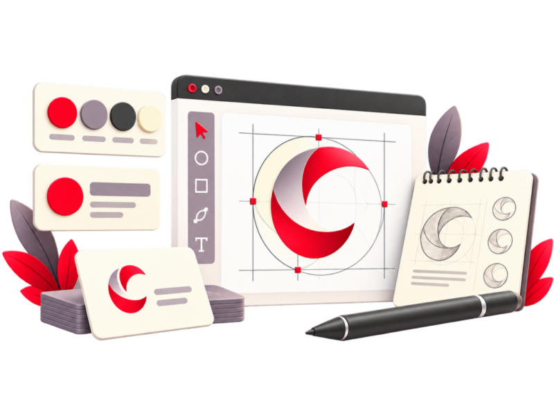 Branding and logo design services for businesses