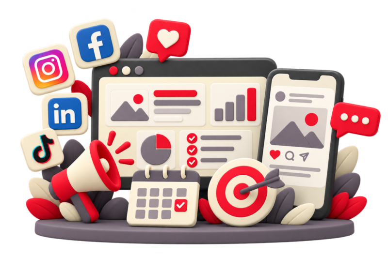 Social media management services for Australian businesses
