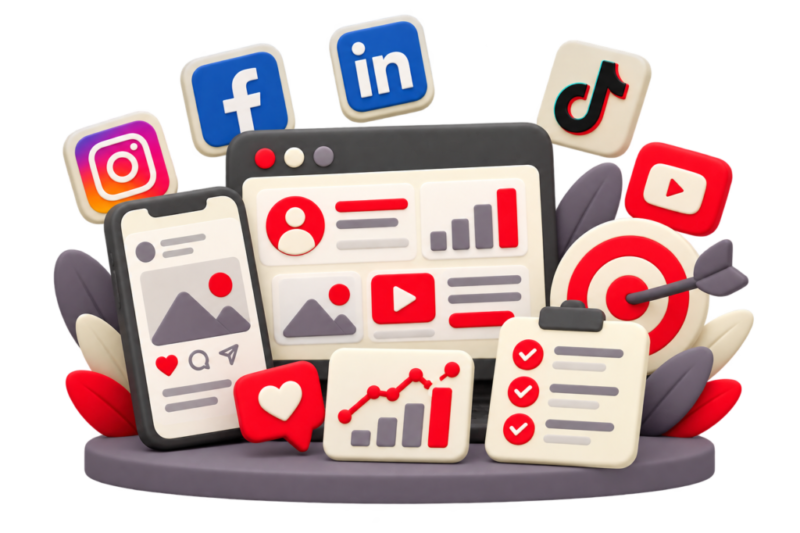 Compare social media agencies in Australia across major social platforms