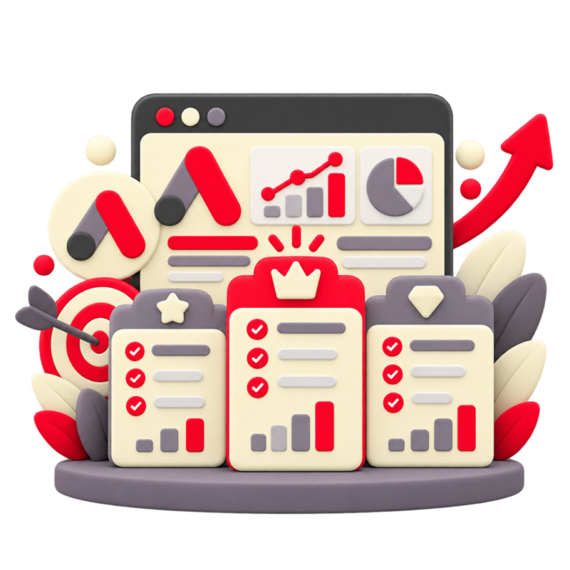 Compare Google Ads packages and campaign management options