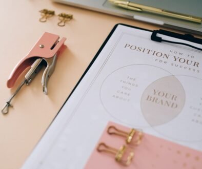 Brand identity package including logo colours typography and brand guidelines